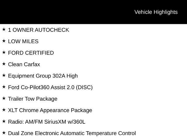 Certified 2022 Ford F150 XLT w/ Equipment Group 302A High AWD/4WD image 4