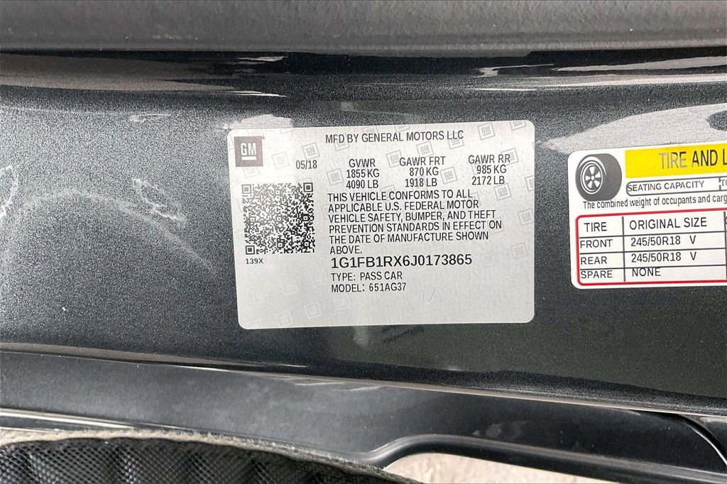 Used 2018 Chevrolet Camaro LT image 32