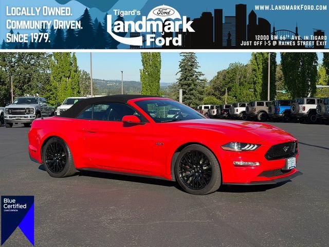 Certified 2019 Ford Mustang GT Premium w/ GT Performance Package RWD image 1