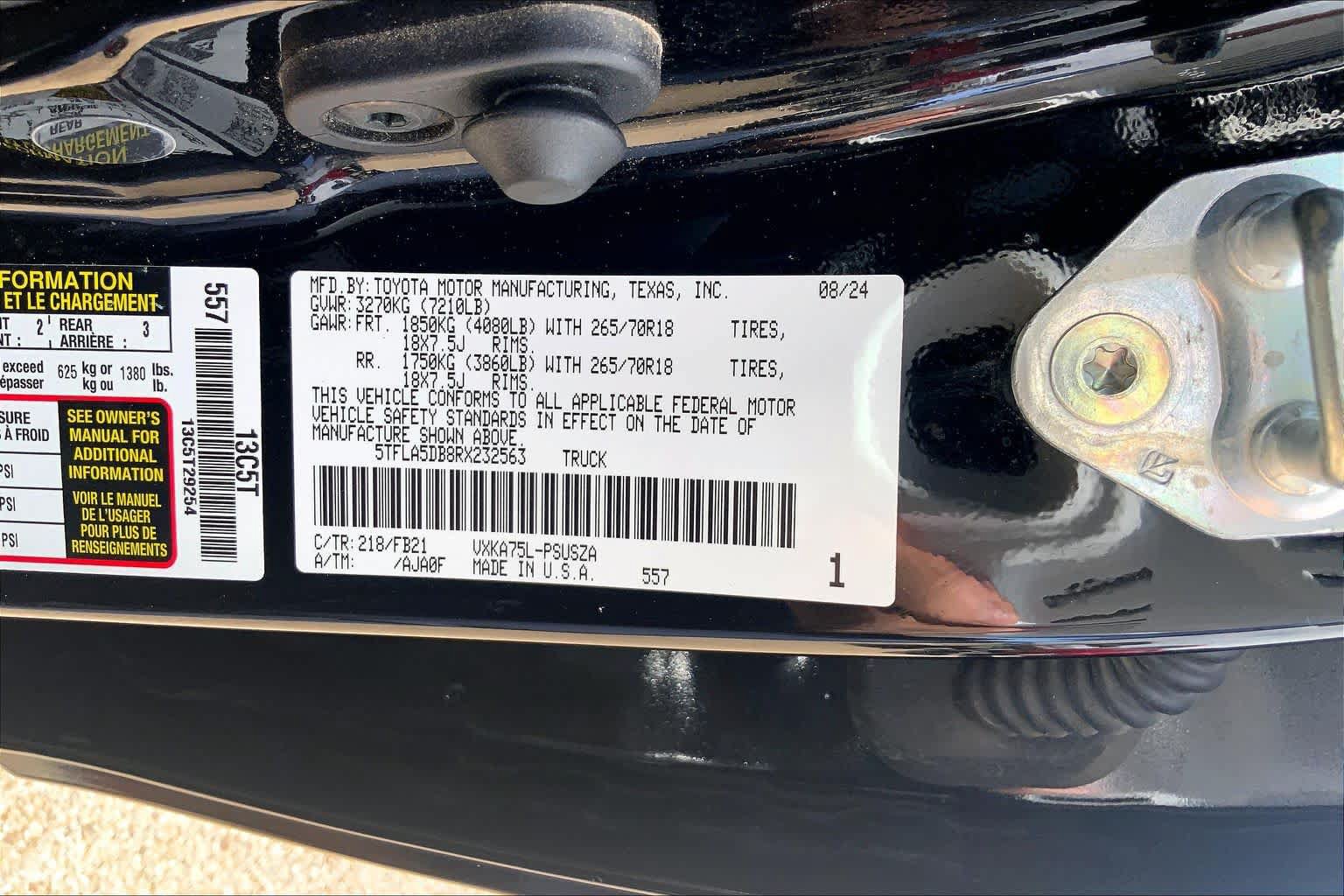 Used 2024 Toyota Tundra SR5 AWD/4WD image 37
