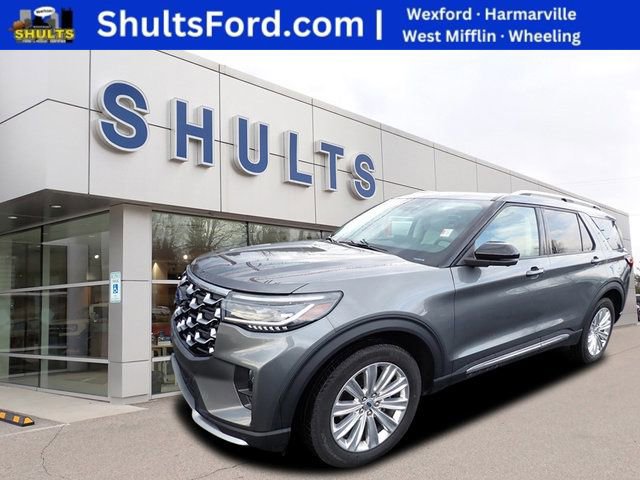 Certified 2025 Ford Explorer Platinum w/ LUX Leather Package AWD/4WD image 1