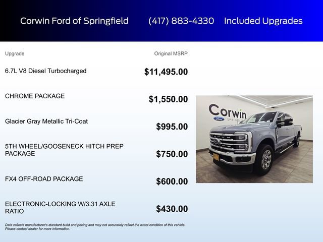 Certified 2026 Ford F350 Lariat w/ Chrome Package AWD/4WD image 5