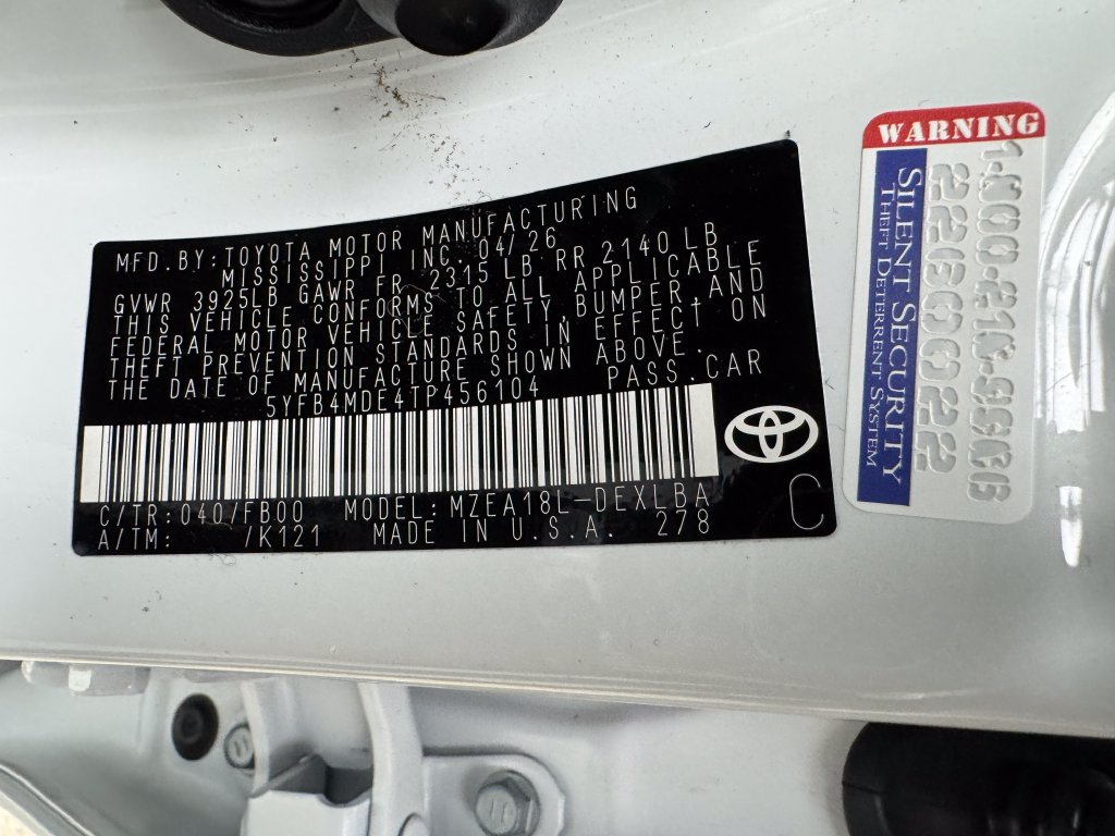 Used 2026 Toyota Corolla LE FWD image 30