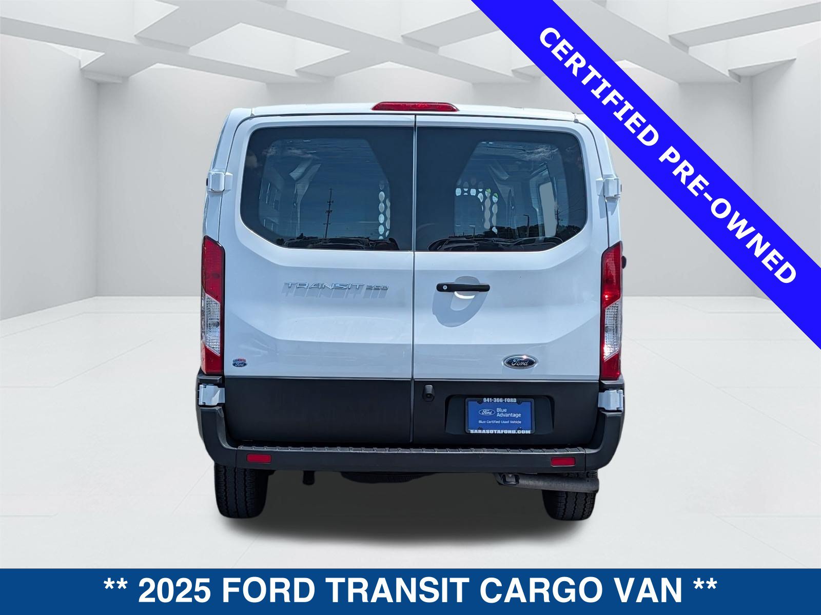 Certified 2025 Ford Transit 250 Low Roof w/ Exterior Upgrade Package RWD image 6