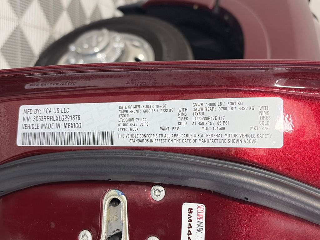 Used 2020 RAM 3500 Limited AWD/4WD image 9