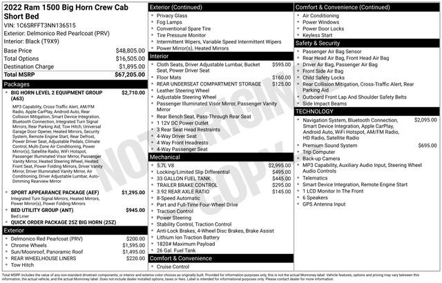 Used 2022 RAM 1500 Big Horn AWD/4WD image 43