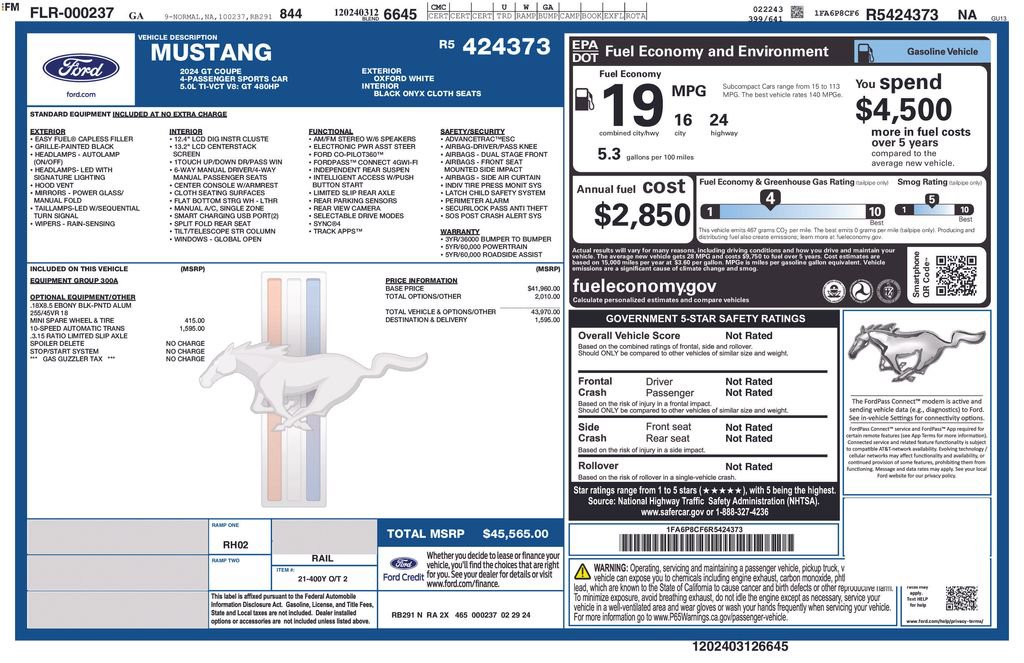 Certified 2024 Ford Mustang GT image 9
