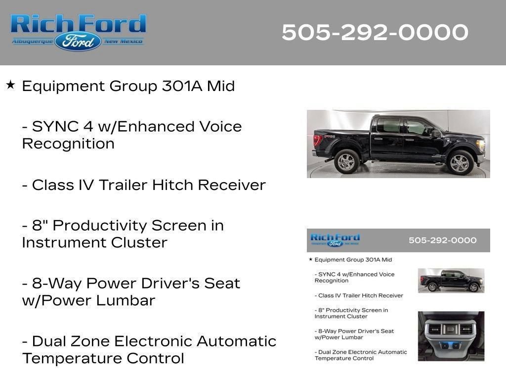 Certified 2023 Ford F150 XLT w/ Equipment Group 301A Mid AWD/4WD image 43