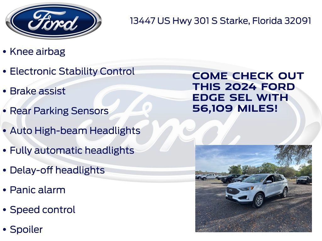 Certified 2024 Ford Edge SEL AWD/4WD image 23