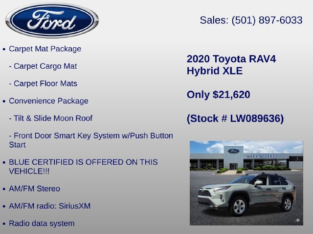 Used 2020 Toyota RAV4 XLE w/ Convenience Package AWD/4WD image 6