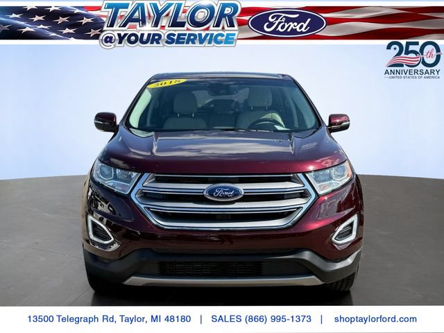 Certified 2018 Ford Edge Titanium w/ Ford Safe & Smart Package AWD/4WD image 3