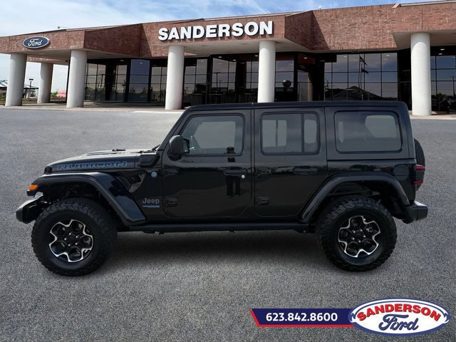 Used 2021 Jeep Wrangler Unlimited Rubicon 4xe w/ Cold Weather Group AWD/4WD image 2