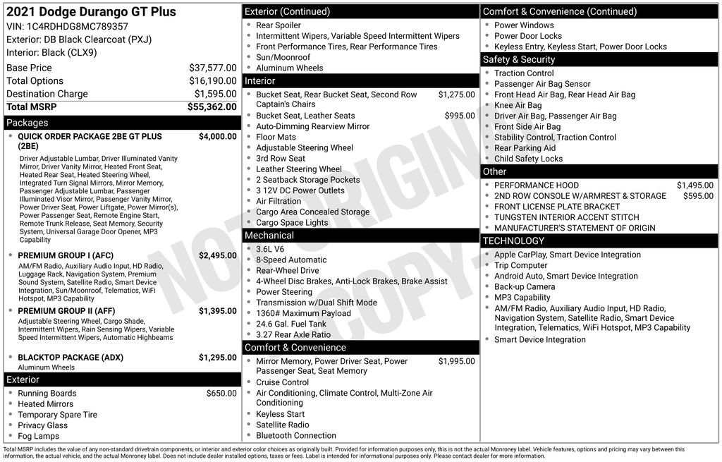 Used 2021 Dodge Durango GT RWD image 27