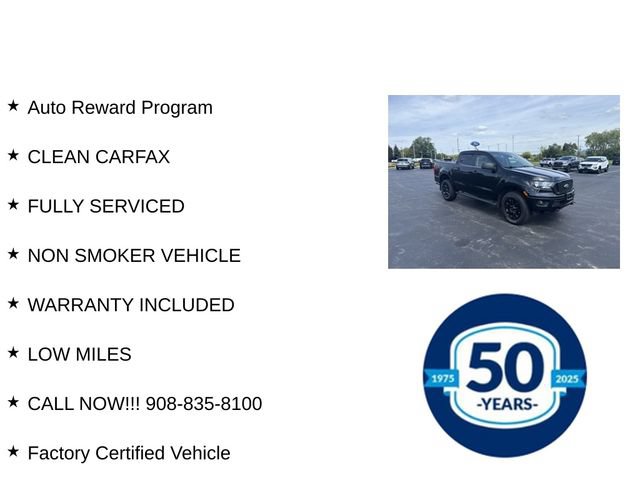 Certified 2020 Ford Ranger XLT w/ Equipment Group 302A Luxury AWD/4WD image 8
