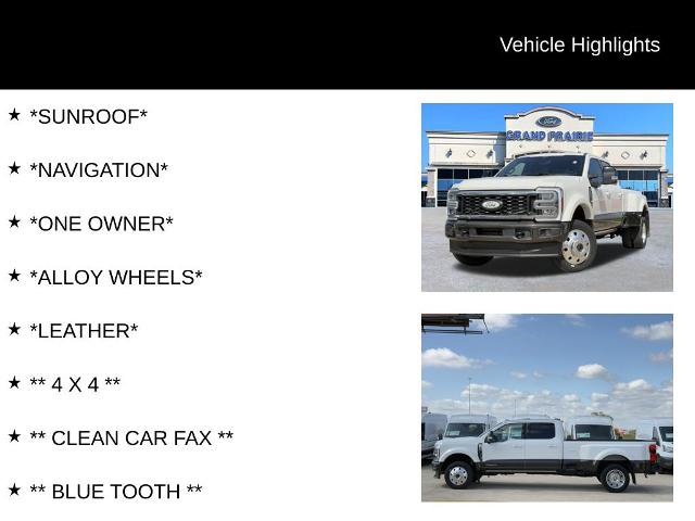 Certified 2024 Ford F450 King Ranch w/ FX4 Off-Road Package AWD/4WD image 4