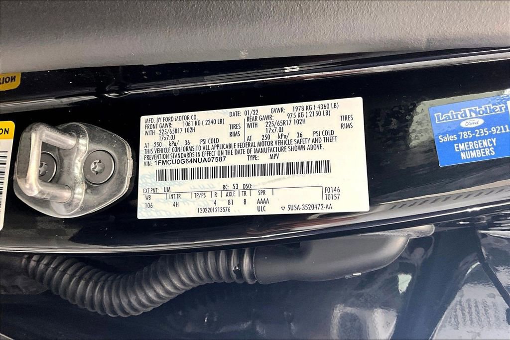 Certified 2022 Ford Escape SE w/ Convenience Package image 35