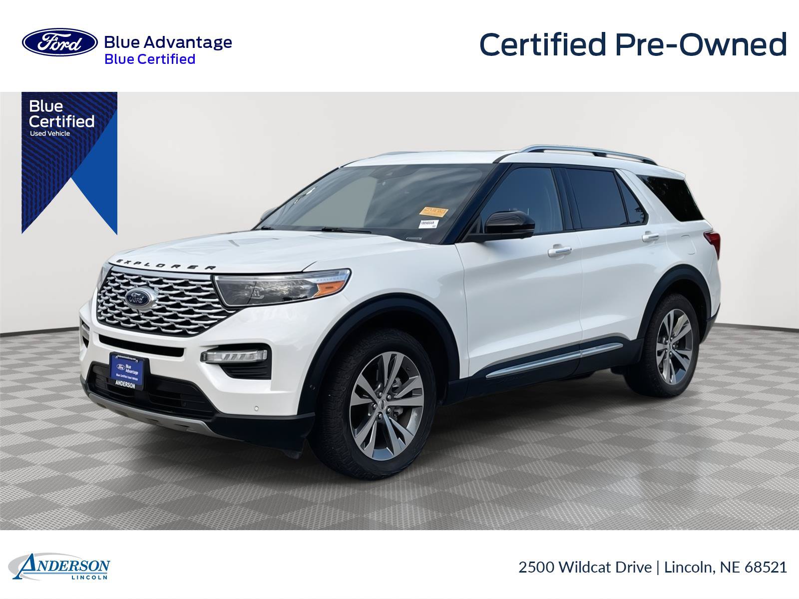 Certified 2020 Ford Explorer Platinum w/ Premium Technology Package