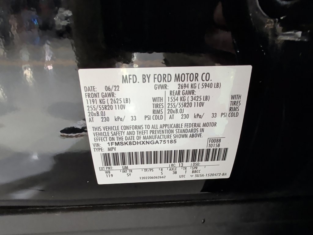Certified 2022 Ford Explorer XLT w/ Equipment Group 202A AWD/4WD image 16