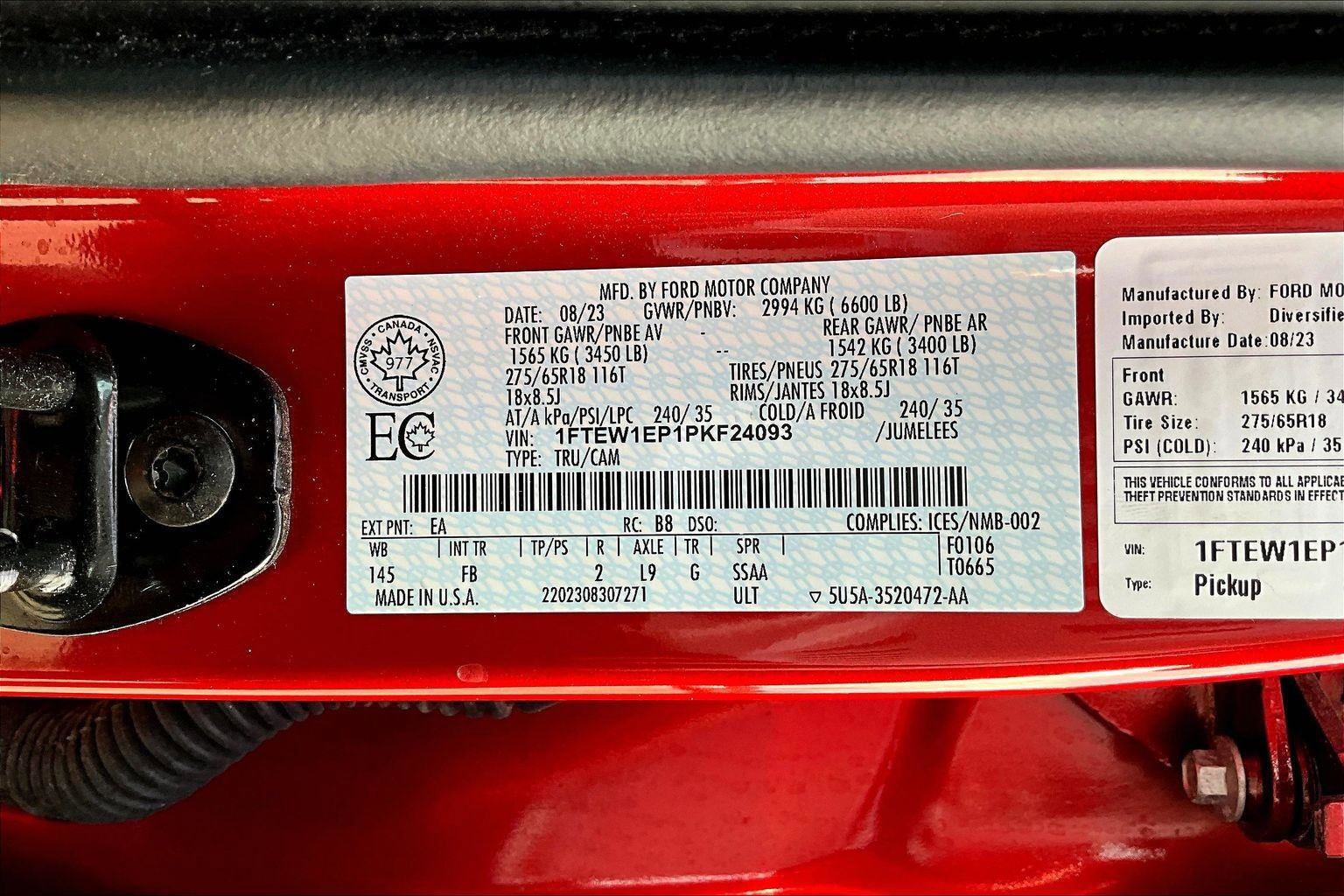 Certified 2023 Ford F150 XLT w/ Equipment Group 302A High image 16