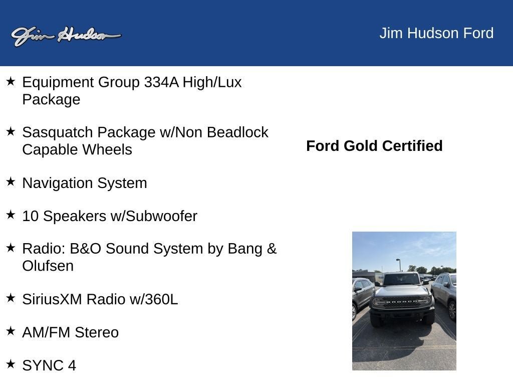 Certified 2024 Ford Bronco Badlands AWD/4WD image 12