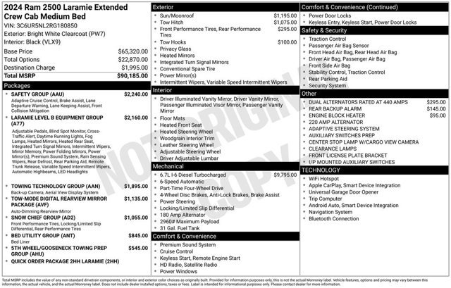 Used 2024 RAM 2500 Laramie w/ Safety Group AWD/4WD image 39