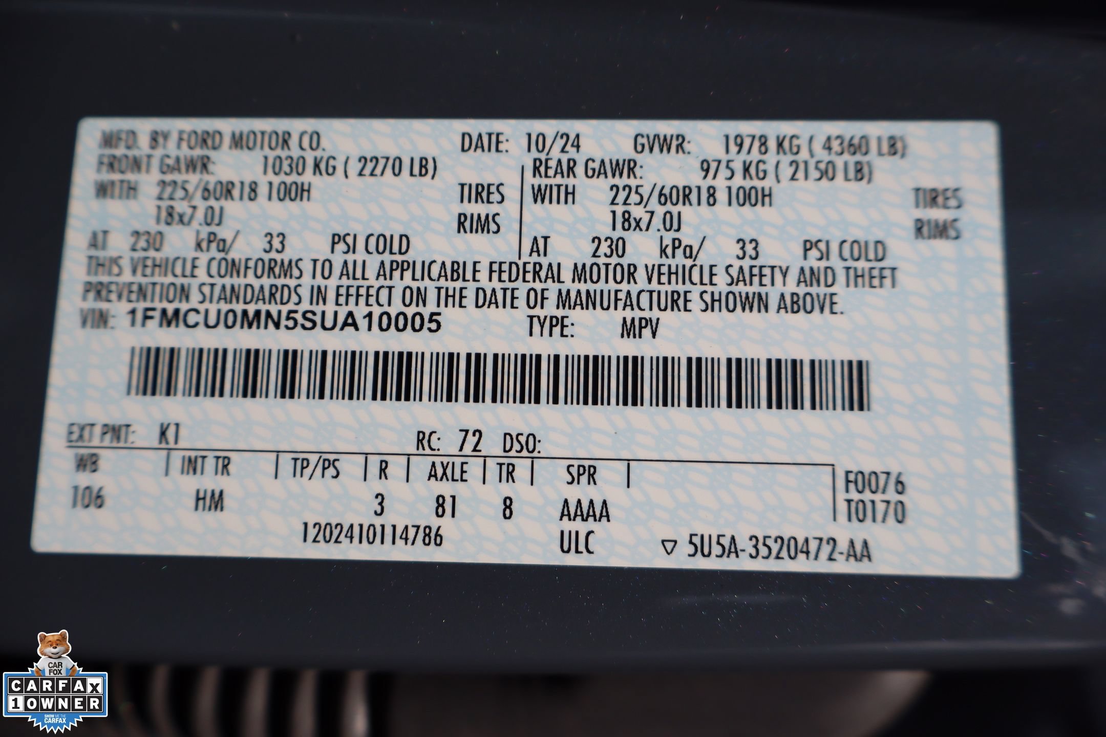 Certified 2025 Ford Escape ST-Line FWD image 29