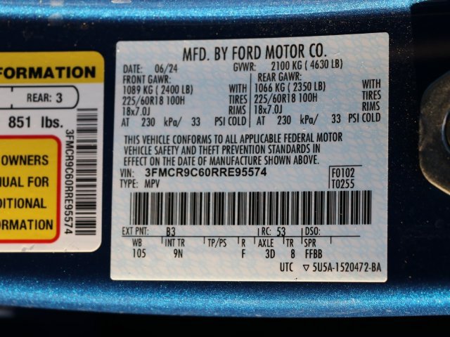 Certified 2024 Ford Bronco Sport Outer Banks w/ Tech Package AWD/4WD image 32
