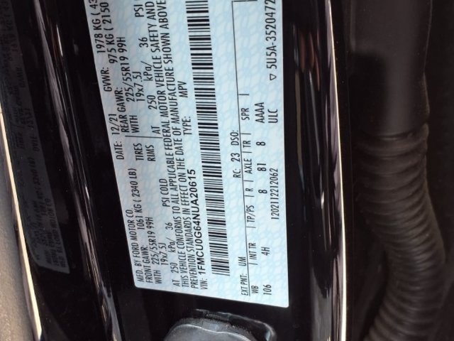 Certified 2022 Ford Escape SE w/ SE Sport Appearance Package FWD image 32