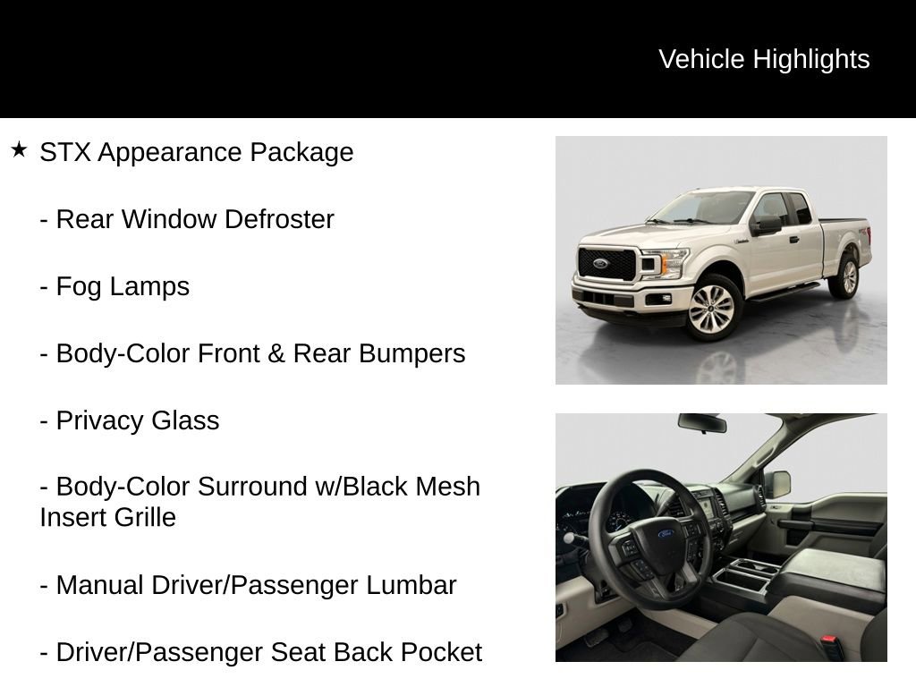 Certified 2018 Ford F150 XL w/ Equipment Group 101A Mid AWD/4WD image 11