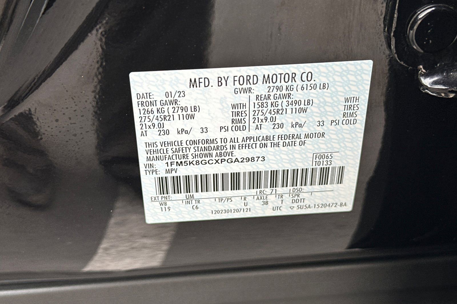 Certified 2023 Ford Explorer ST w/ Equipment Group 401A image 30