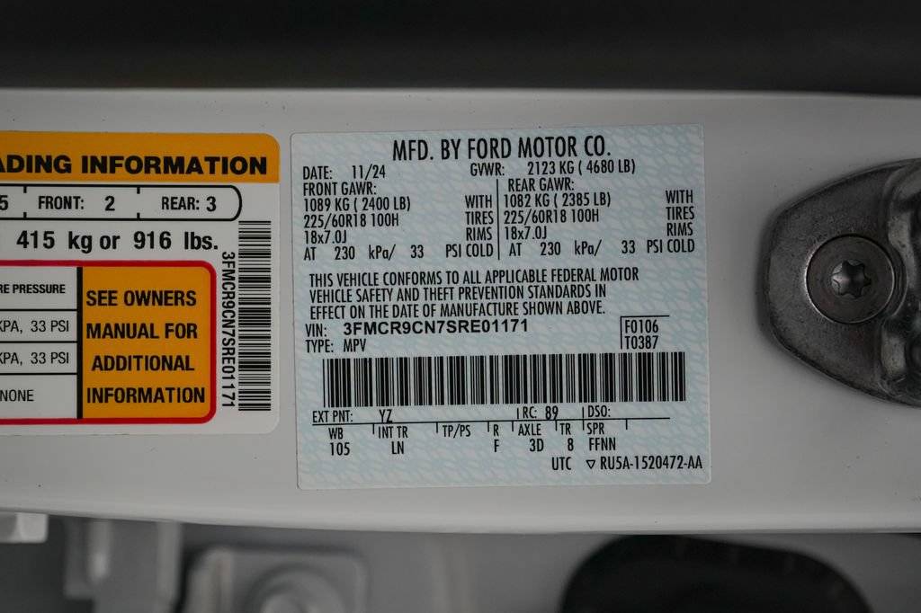Certified 2025 Ford Bronco Sport Outer Banks w/ Outer Banks Tech Package+ AWD/4WD image 30
