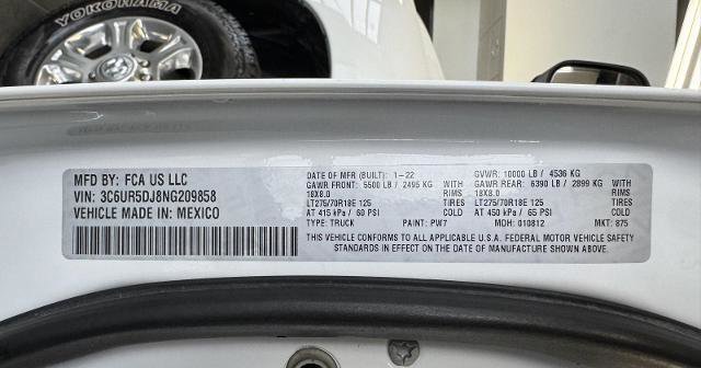 Used 2022 RAM 2500 Big Horn w/ Level A Equipment Group image 32