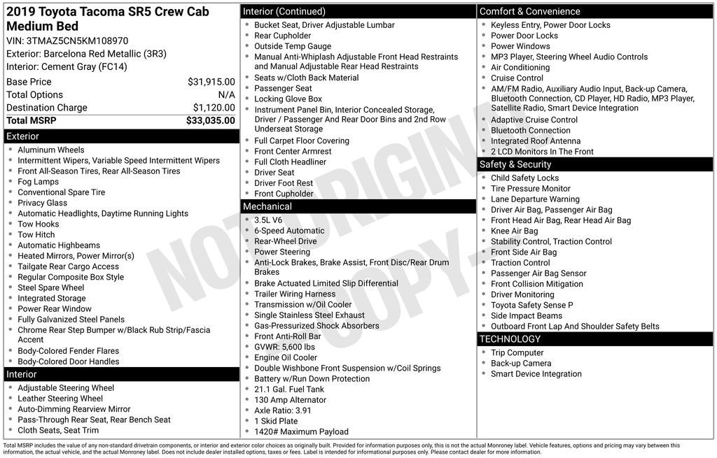 Used 2019 Toyota Tacoma SR5 image 11