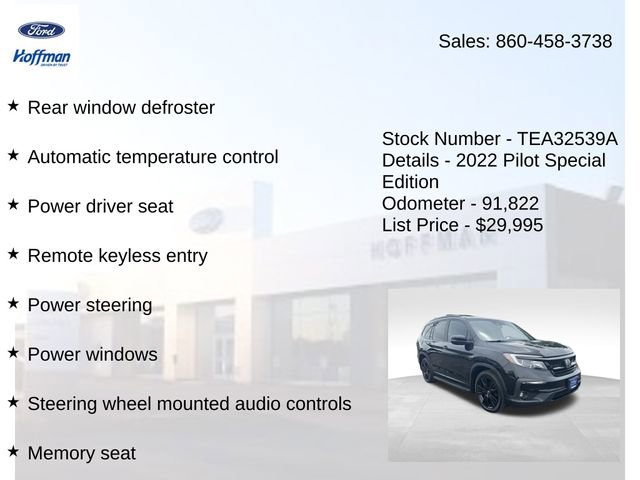 Used 2022 Honda Pilot Special Edition image 10