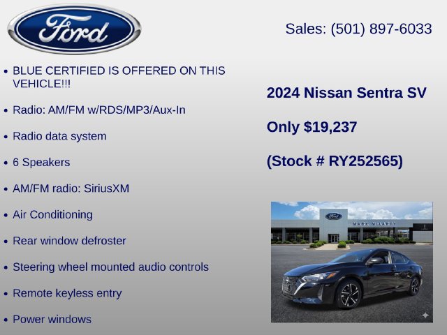 Used 2024 Nissan Sentra SV FWD image 6