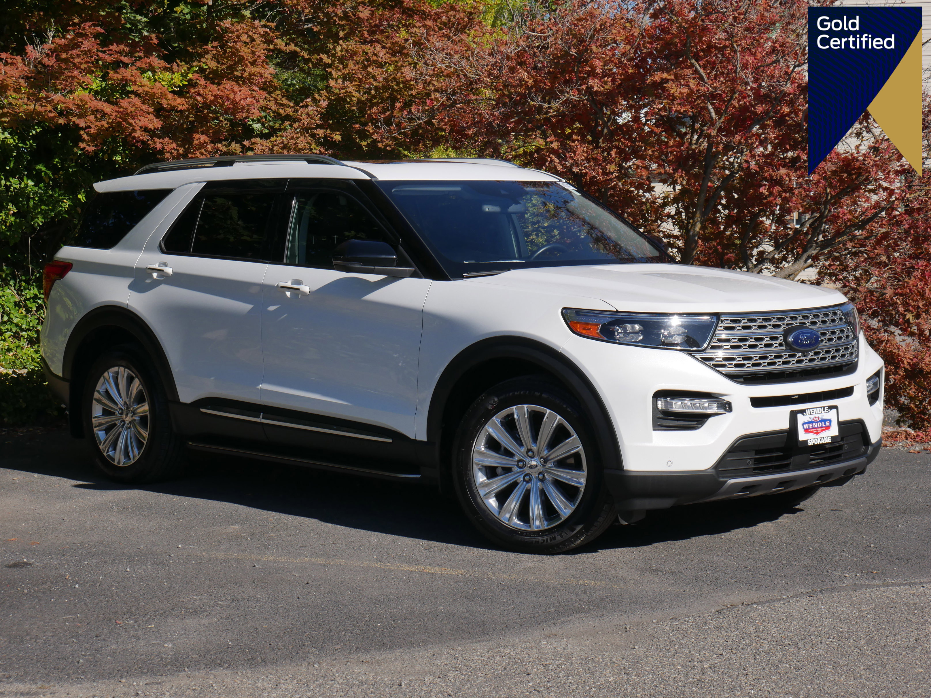 Certified 2021 Ford Explorer Limited w/ Class III Trailer Tow Package