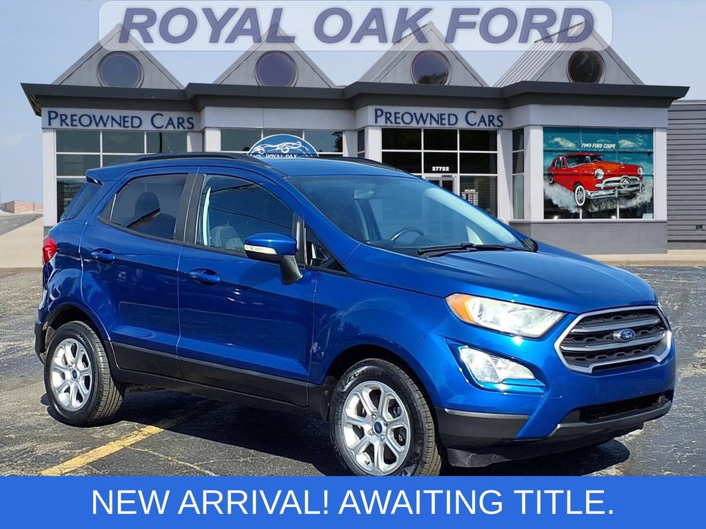 Certified 2019 Ford EcoSport SE