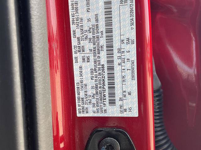 Certified 2022 Ford F150 XLT w/ Equipment Group 302A High AWD/4WD image 33