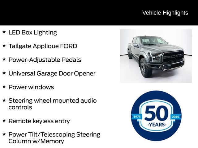 Certified 2019 Ford F150 Raptor w/ Equipment Group 802A Luxury AWD/4WD image 31