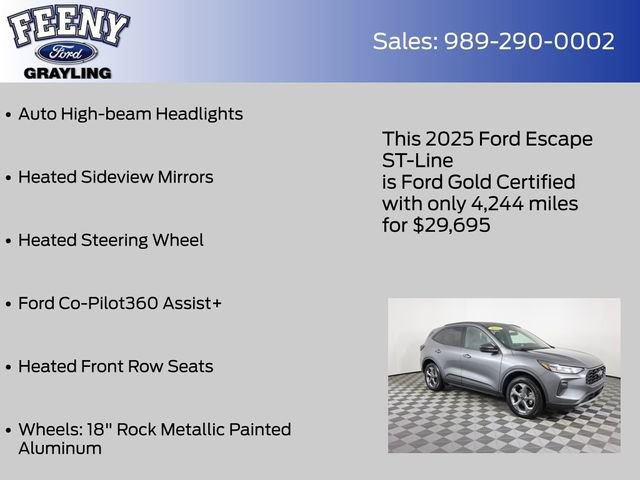 Certified 2025 Ford Escape ST-Line w/ Tech Pack #1 image 19