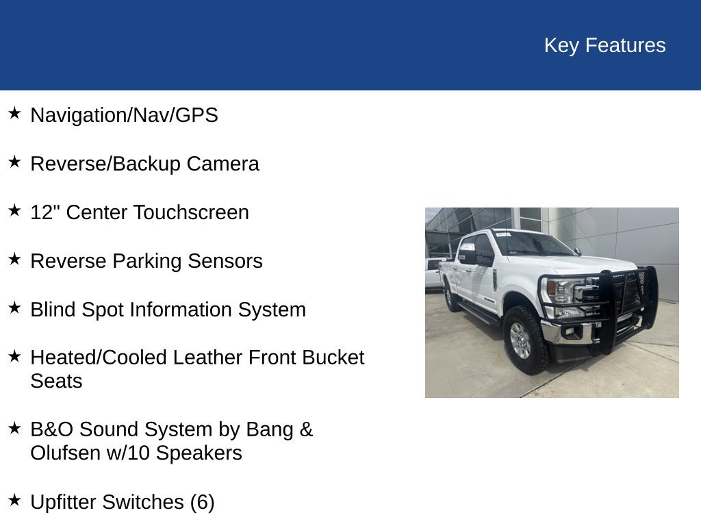 Certified 2022 Ford F250 Lariat w/ Chrome Package AWD/4WD image 38