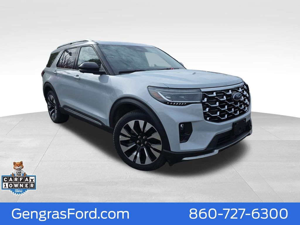 Certified 2025 Ford Explorer Platinum w/ LUX Leather Package