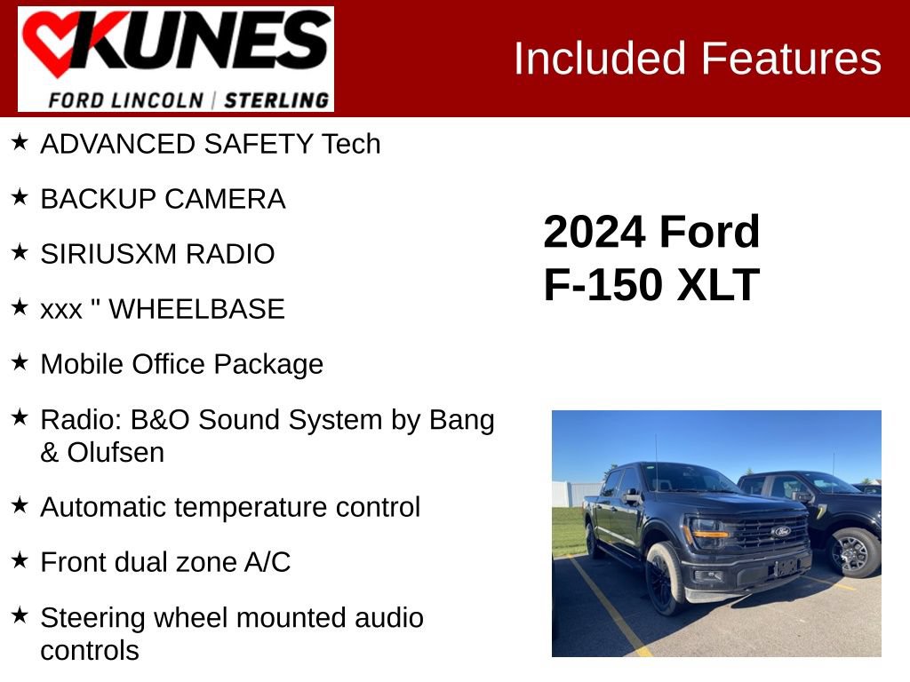 Certified 2024 Ford F150 XLT w/ Equipment Group 303A High AWD/4WD image 2
