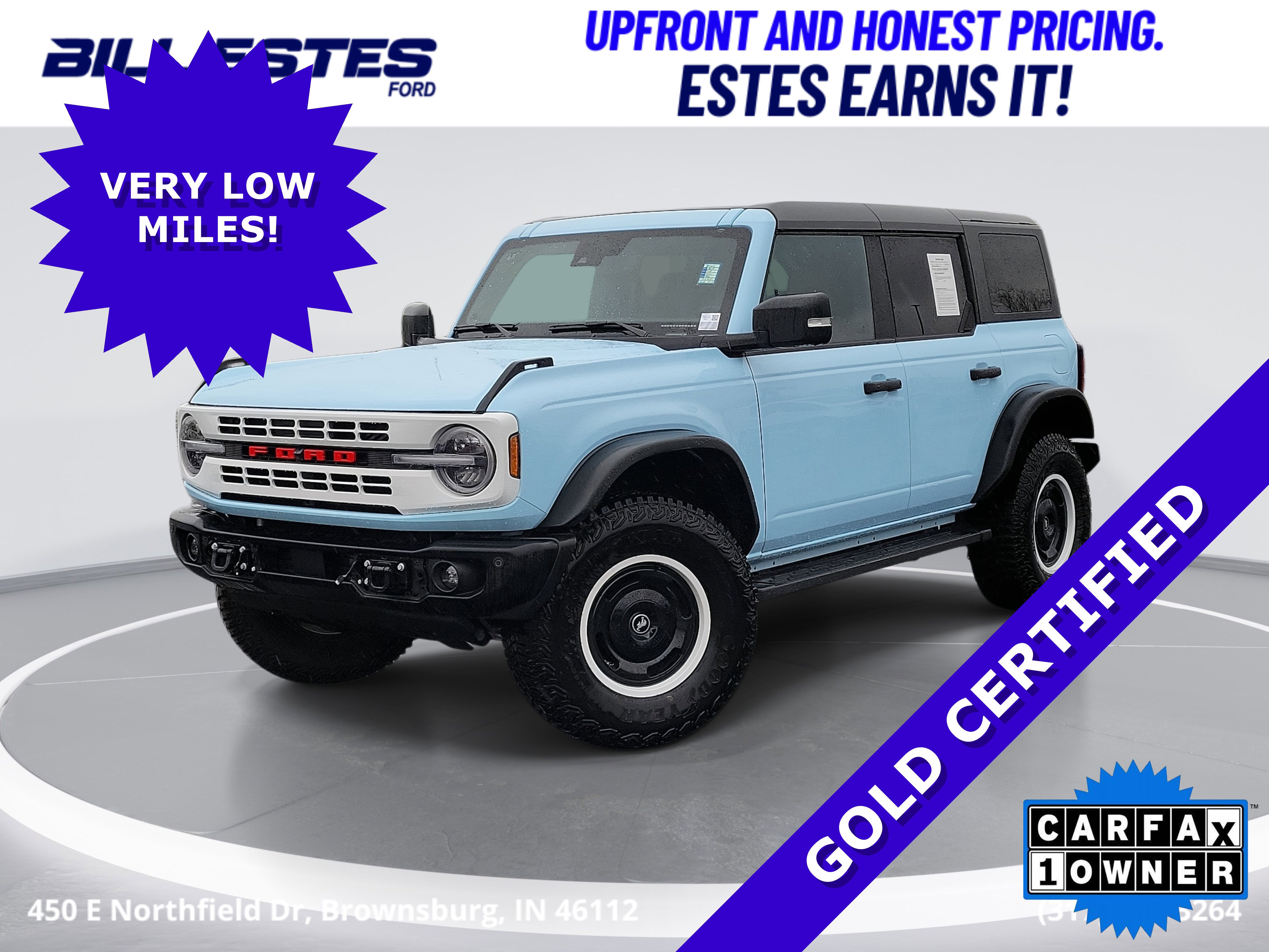 Certified 2023 Ford Bronco Heritage Edition