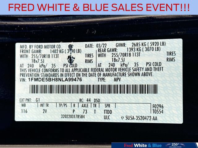 Certified 2022 Ford Bronco Outer Banks AWD/4WD image 33