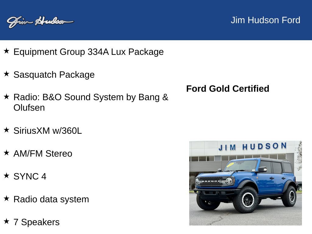 Certified 2025 Ford Bronco Badlands AWD/4WD image 12