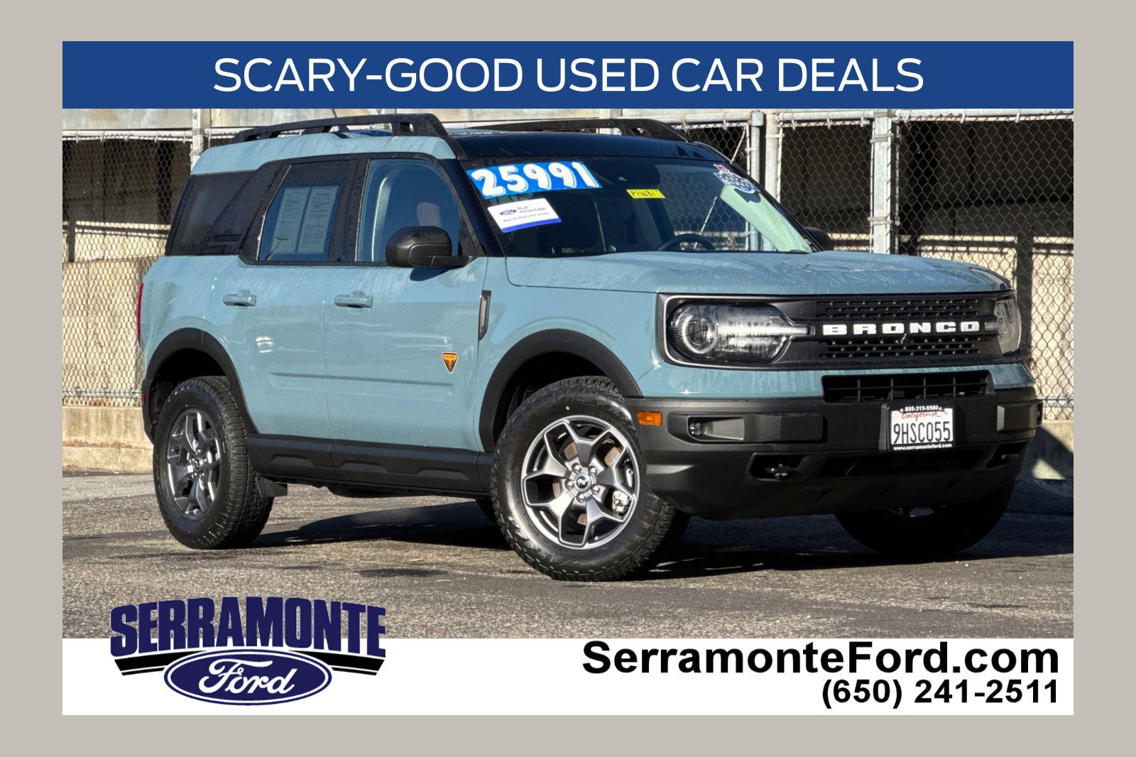 Certified 2023 Ford Bronco Sport Badlands w/ Premium Package