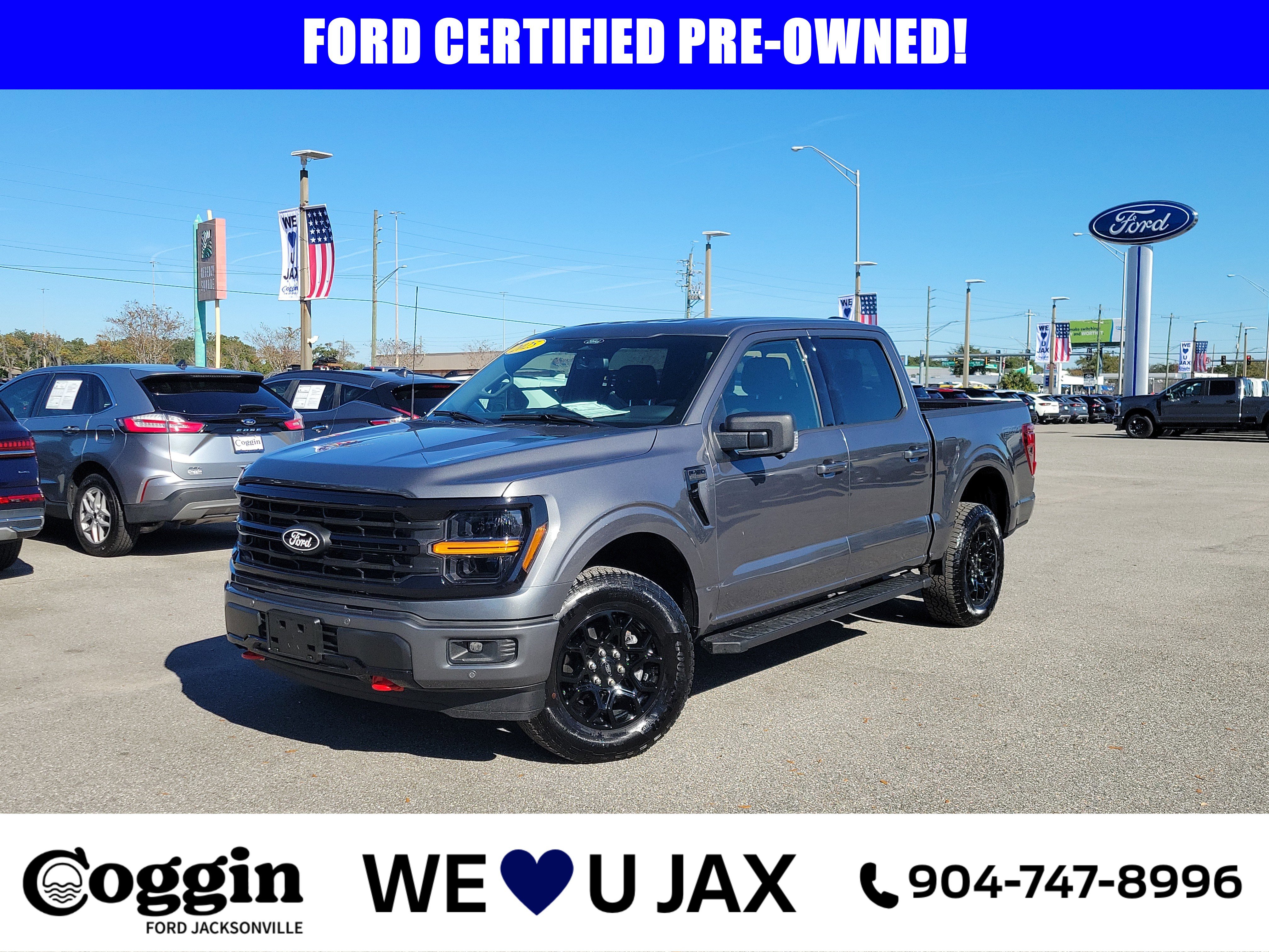 Certified 2025 Ford F150 XLT w/ Equipment Group 302A MID