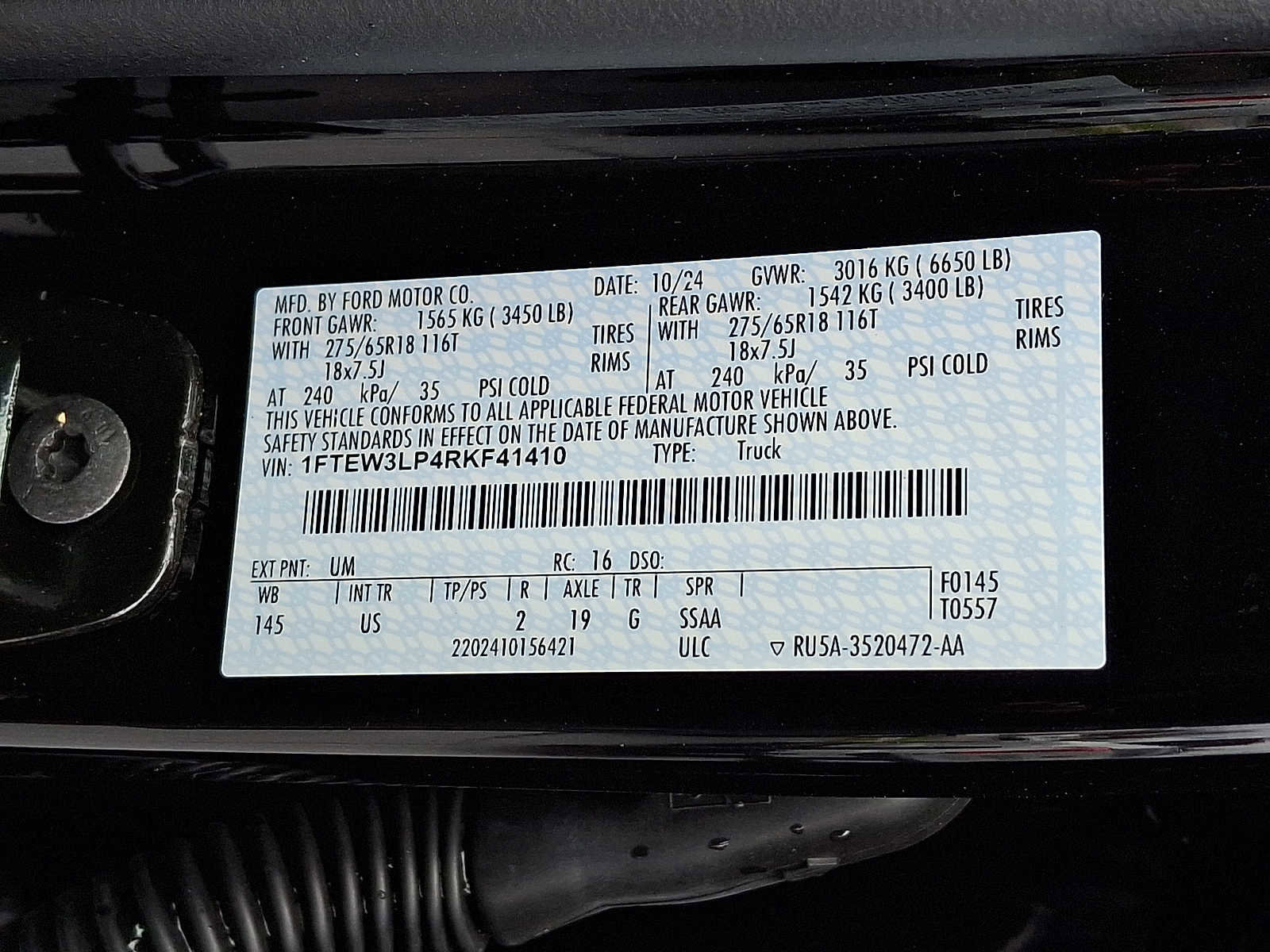 Certified 2024 Ford F150 XLT w/ Mobile Office Package image 26