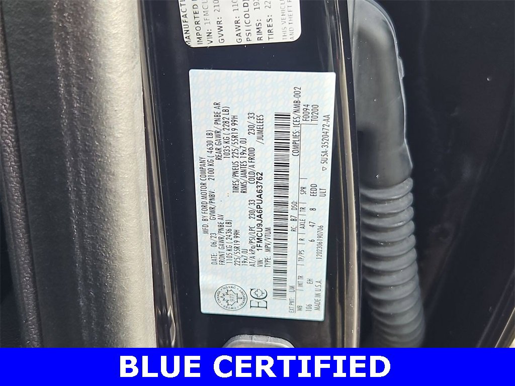 Certified 2023 Ford Escape Platinum image 37